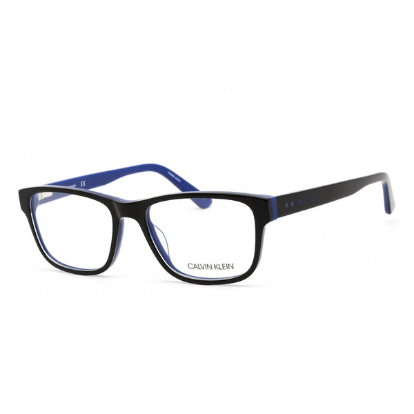 Calvin Klein CK18540 Eyeglasses BLACK/COBALT/Clear demo lens-AmbrogioShoes