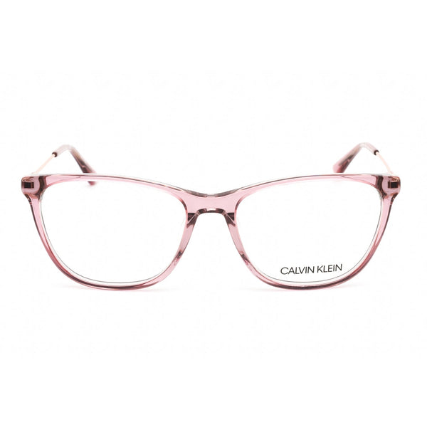 Calvin Klein CK18706 Eyeglasses CRYSTAL MAUVE LAMINATE/Clear demo lens-AmbrogioShoes