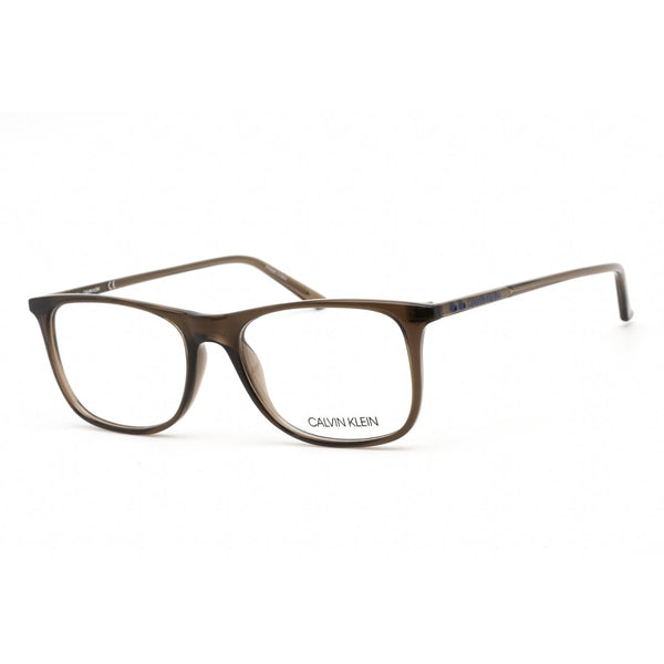 Calvin Klein CK19513 Eyeglasses CRYSTAL DARK BROWN/Clear demo lens-AmbrogioShoes