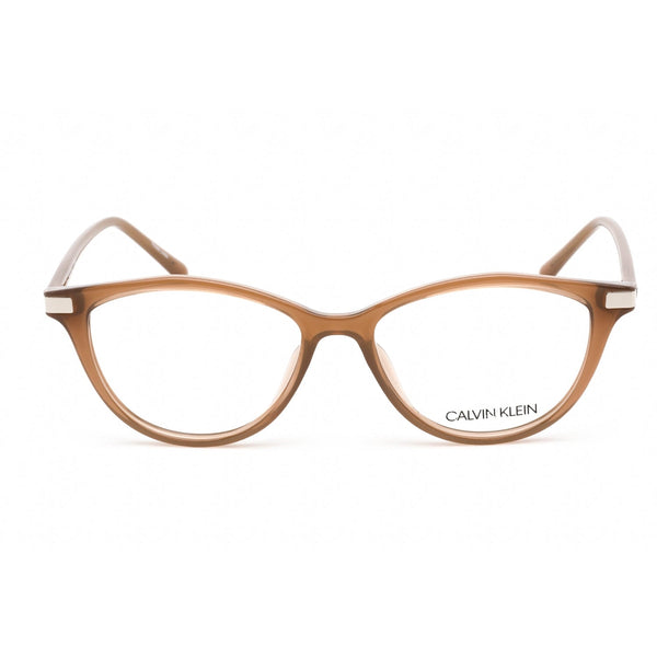 Calvin Klein CK19531 Eyeglasses MILKY TAUPE/Clear demo lens-AmbrogioShoes