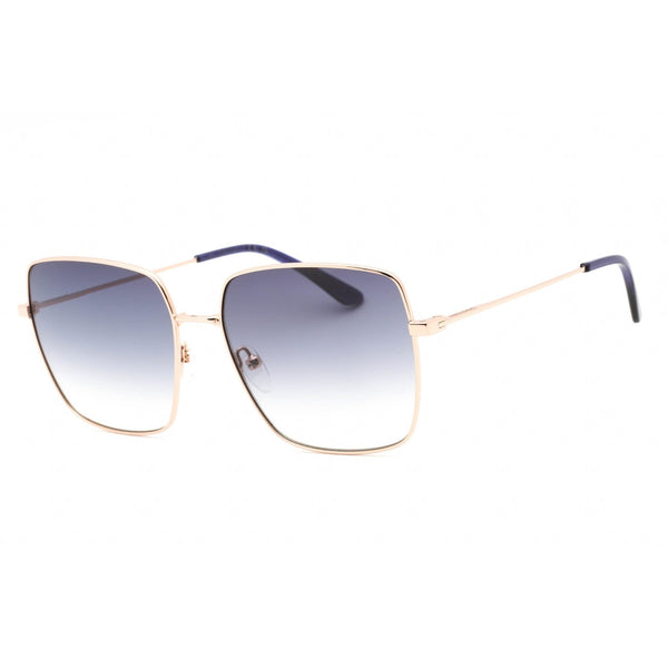 Calvin Klein CK20135S Sunglasses SHINY ROSE GOLD/Blue Gradient-AmbrogioShoes
