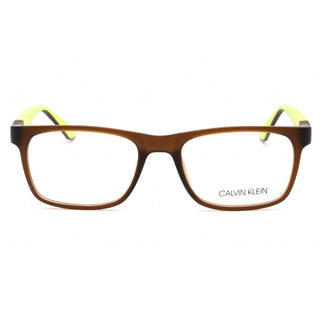 Calvin Klein CK20535 Eyeglasses Matte Crystal Brown / Clear Lens-AmbrogioShoes