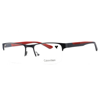 Calvin Klein CK21304 Eyeglasses MATTE NAVY/Clear demo lens-AmbrogioShoes