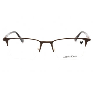 Calvin Klein CK22118 Eyeglasses Brown/Clear demo lens-AmbrogioShoes