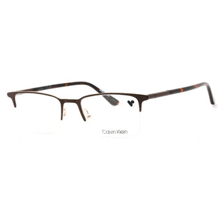 Calvin Klein CK22118 Eyeglasses Brown/Clear demo lens-AmbrogioShoes