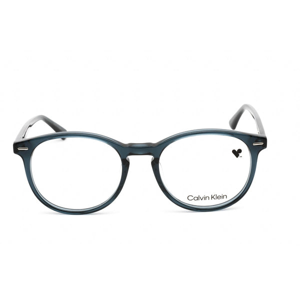 Calvin Klein CK22504 Eyeglasses PETROL/Clear demo lens-AmbrogioShoes