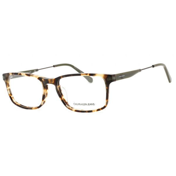 Calvin Klein Jeans CKJ18707 Eyeglasses KHAKI TORTOISE/Clear demo lens-AmbrogioShoes