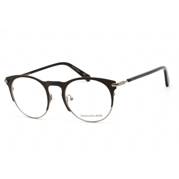 Calvin Klein Jeans CKJ19313 Eyeglasses Matte Dark Brown / Clear Lens-AmbrogioShoes