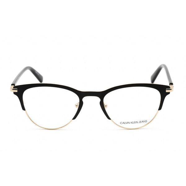 Calvin Klein Jeans CKJ20302 Eyeglasses SATIN BLACK / Clear demo lens-AmbrogioShoes