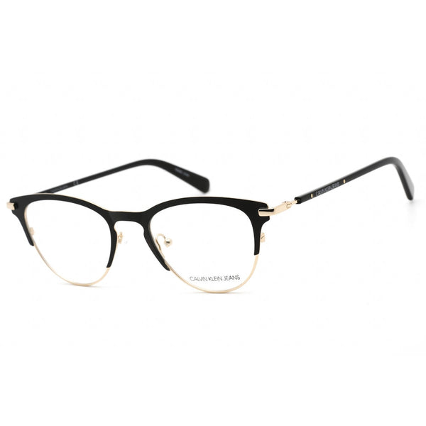 Calvin Klein Jeans CKJ20302 Eyeglasses SATIN BLACK / Clear demo lens-AmbrogioShoes