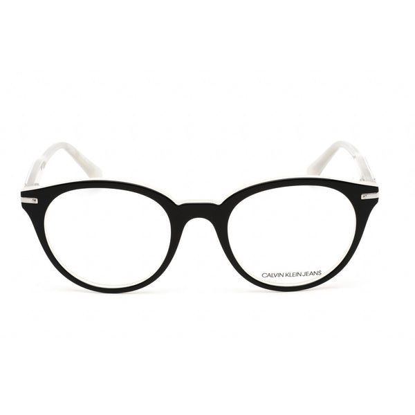 Calvin Klein Jeans CKJ20513 Eyeglasses BLACK/MILKY WHITE/Clear demo lens-AmbrogioShoes