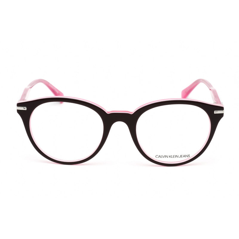 Calvin Klein Jeans CKJ20513 Eyeglasses BURGUNDY/MILKY PINK/Clear demo lens-AmbrogioShoes