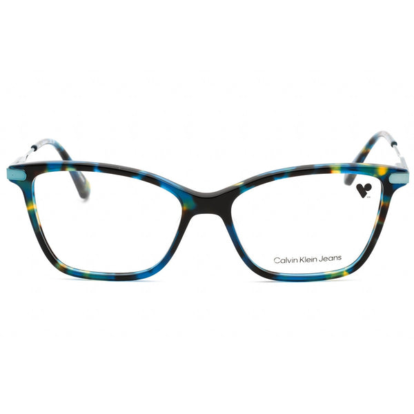 Calvin Klein Jeans CKJ21632 Eyeglasses BLUE HAVANA/Clear demo lens-AmbrogioShoes