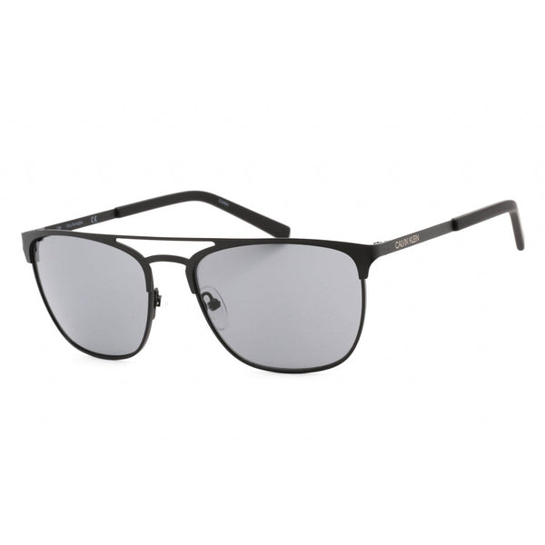 Calvin Klein Retail CK20123S Sunglasses Matte Black / Solid Smoke-AmbrogioShoes
