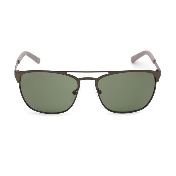 Calvin Klein Retail CK20123S Sunglasses Matte Gunmetal / Solid Green/G15-AmbrogioShoes