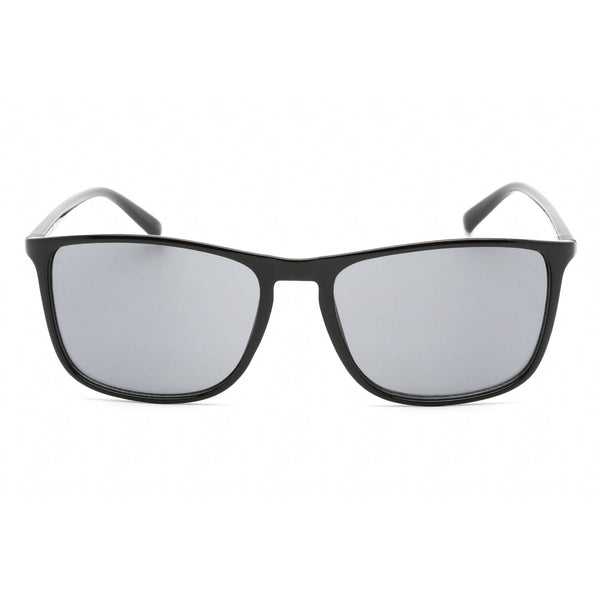 Calvin Klein Retail CK20524S Sunglasses Shiny Black / Solid Smoke-AmbrogioShoes