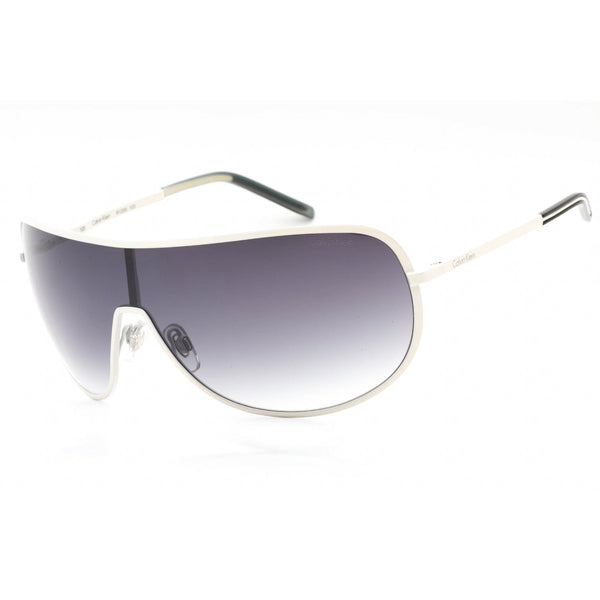 Calvin Klein Retail R120S Sunglasses WHITE/Grey Gradient-AmbrogioShoes