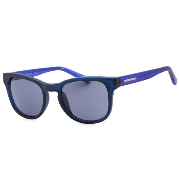 Calvin Klein Retail R719S Sunglasses MATTE CRYSTAL NAVY / Grey-AmbrogioShoes