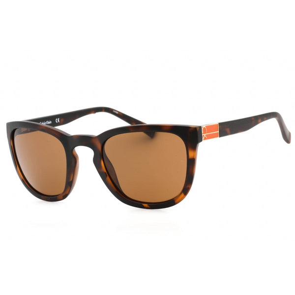 Calvin Klein Retail R724S Sunglasses MATTE SOFT TORTOISE-AmbrogioShoes