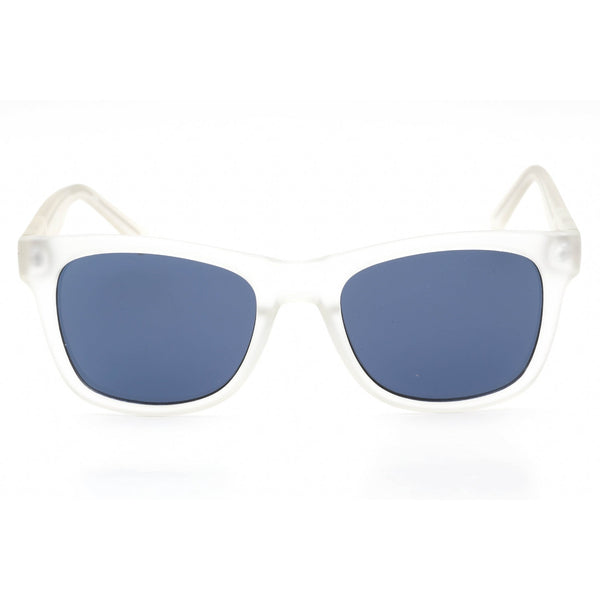 Calvin Klein Retail R739S Sunglasses MATTE CRYSTAL CLEAR/Blue-AmbrogioShoes
