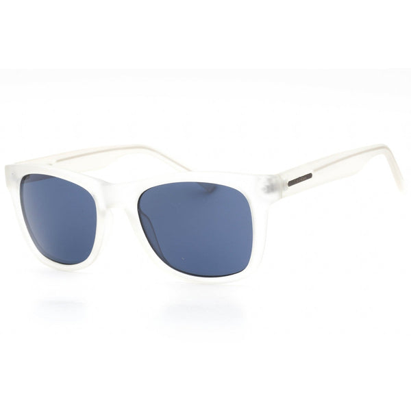 Calvin Klein Retail R739S Sunglasses MATTE CRYSTAL CLEAR/Blue-AmbrogioShoes