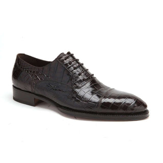 Caporicci 1102 Exotic Alligator Cap-Toe Oxfords (CAP1012)-AmbrogioShoes