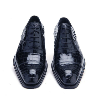 Caporicci 1114 Alligator Cap-Toe Oxford-AmbrogioShoes
