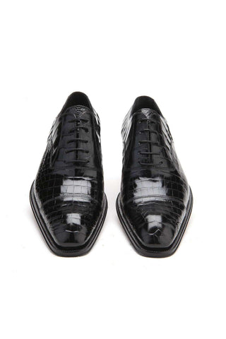 Caporicci 1114 Alligator Cap-Toe Oxford-AmbrogioShoes