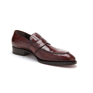 Caporicci 1208 Exotic Alligator Skin Split-Toe Loafers (CAP1100)-AmbrogioShoes