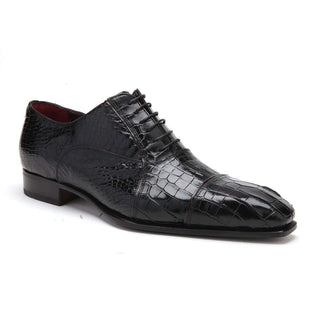 Caporicci 201 Exotic Alligator Skin Cap-Toe Oxfords (CAP1026)-AmbrogioShoes
