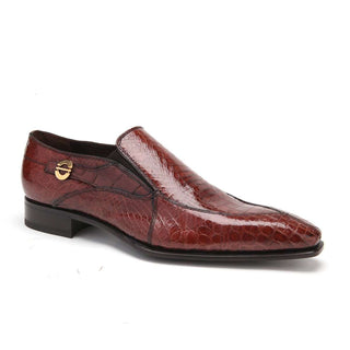 Caporicci 203 Men's Shoes Exotic Alligator Skin Slip-On Split-Toe Loafers (CAP1004)-AmbrogioShoes