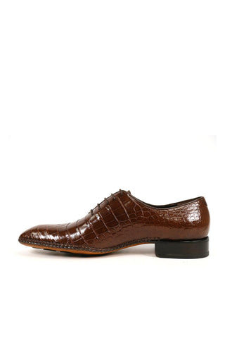 Caporicci 2543 Alligator Wholecut Oxford-AmbrogioShoes
