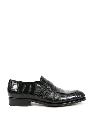 Caporicci 3321 Alligator Penny Loafer-AmbrogioShoes