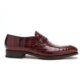 Caporicci 3321 Men's Shoes Exotic Alligator Skin Penny Loafers (CAP1118)-AmbrogioShoes