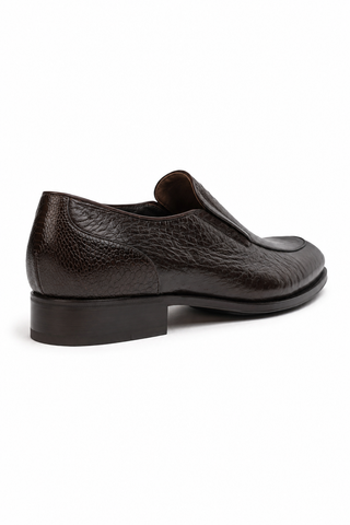 Caporicci 3324 Ostrich & Peccary Loafer-AmbrogioShoes
