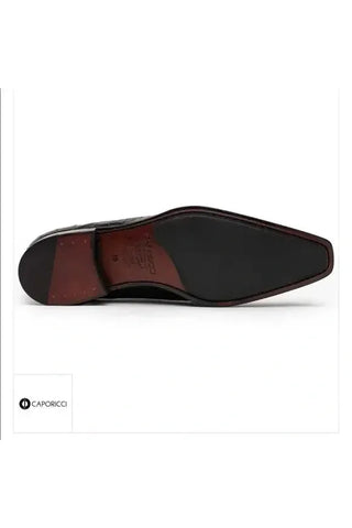 Caporicci 943 Alligator Cap-Toe Loafer-AmbrogioShoes