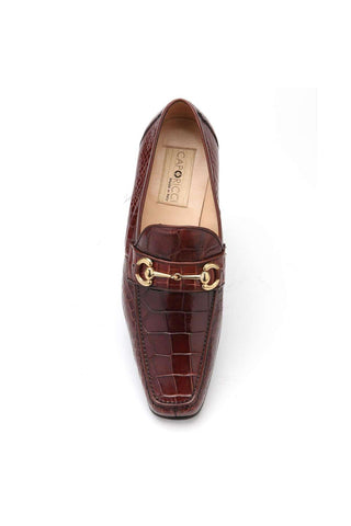 Caporicci 9872 Alligator Horse-Bit Loafer-AmbrogioShoes