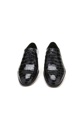 Caporicci Gregory 2542 Alligator Wholecut Oxford-AmbrogioShoes