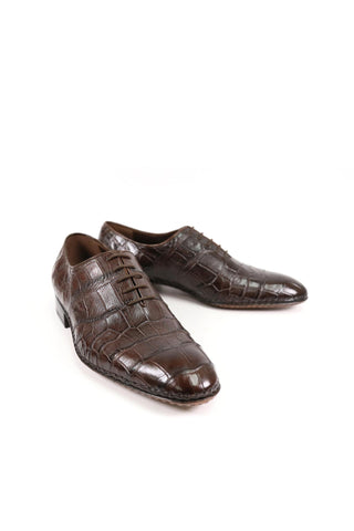 Caporicci Gregory 2542 Alligator Wholecut Oxford-AmbrogioShoes