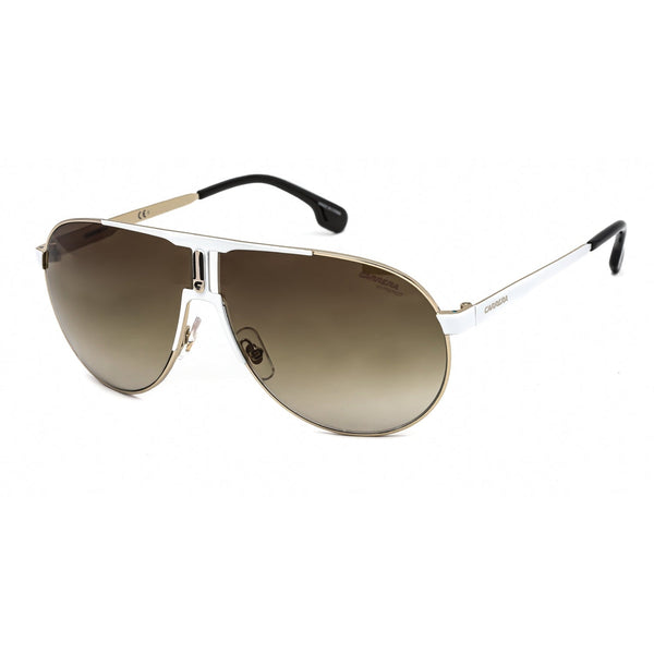 Carrera 1005/S Sunglasses White Gold (HA) / Brown Gradient Unisex-AmbrogioShoes