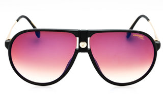 Carrera 1034/S Sunglasses Black Gold / Brown Shaded Blue Mirror-AmbrogioShoes