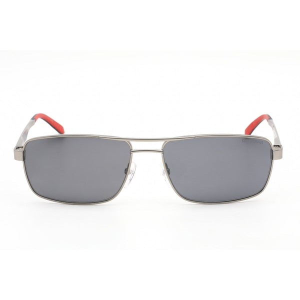 Carrera 8011/S Sunglasses Matte Ruthenium (DY gray flash silver pz lens) / D-AmbrogioShoes