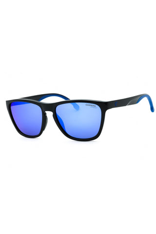 Carrera CARRERA 8058/S Sunglasses Black/Blue Mirror-AmbrogioShoes