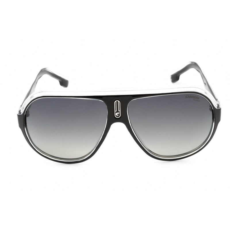 Carrera SPEEDWAY/N Sunglasses BLACK WHITE/GRAY SF PZ Women's-AmbrogioShoes