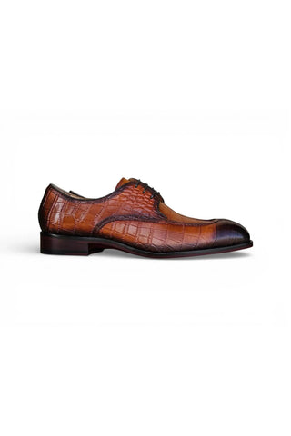 Carrucci Allen II Embossed Leather Derby-AmbrogioShoes