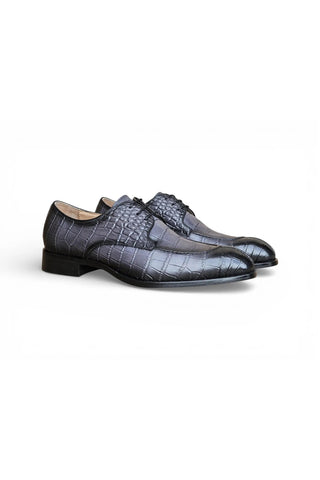 Carrucci Allen II Embossed Leather Derby-AmbrogioShoes