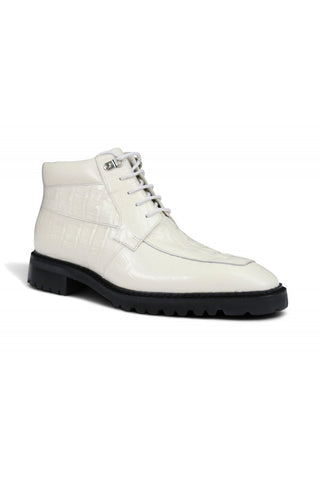 Carrucci Alligator Embossed Rugged Ankle Boot (CAR1018)-AmbrogioShoes