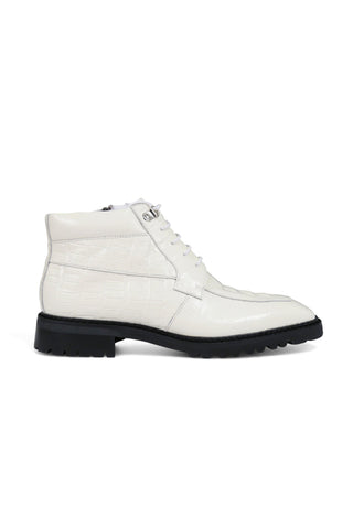 Carrucci Alligator Print Rugged Ankle Boot (CAR1018)-AmbrogioShoes