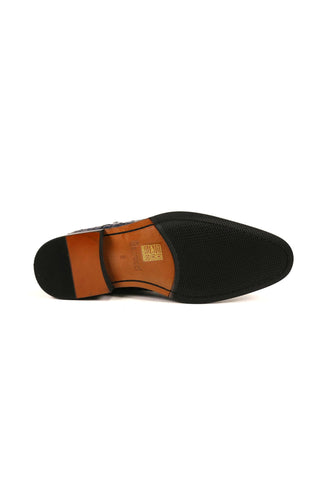 Carrucci Basket Weave Leather Chelsea Boots (CAR1023)-AmbrogioShoes