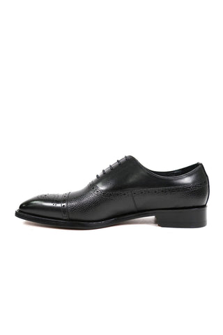Carrucci Calf-Skin Leather Classic Cap-Toe Oxford (CAR1009)-AmbrogioShoes